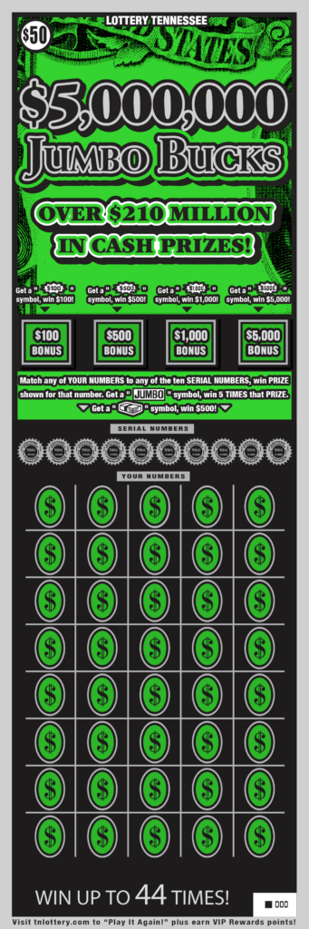 $5,000,000 Jumbo Bucks