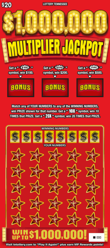 $1,000,000 Multiplier Jackpot