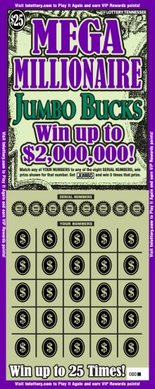 Mega Millionaire Jumbo Bucks