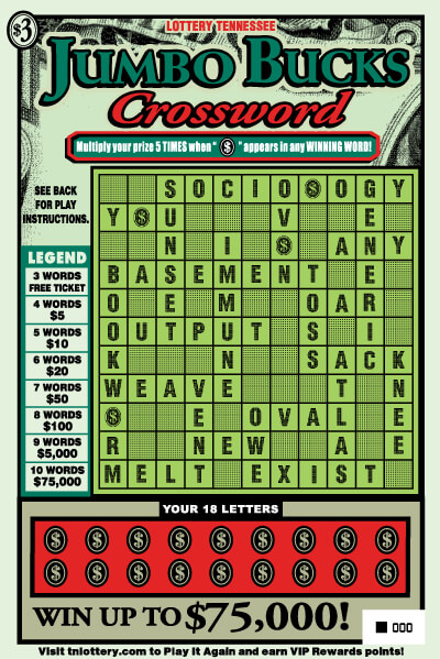 Jumbo Bucks Crossword